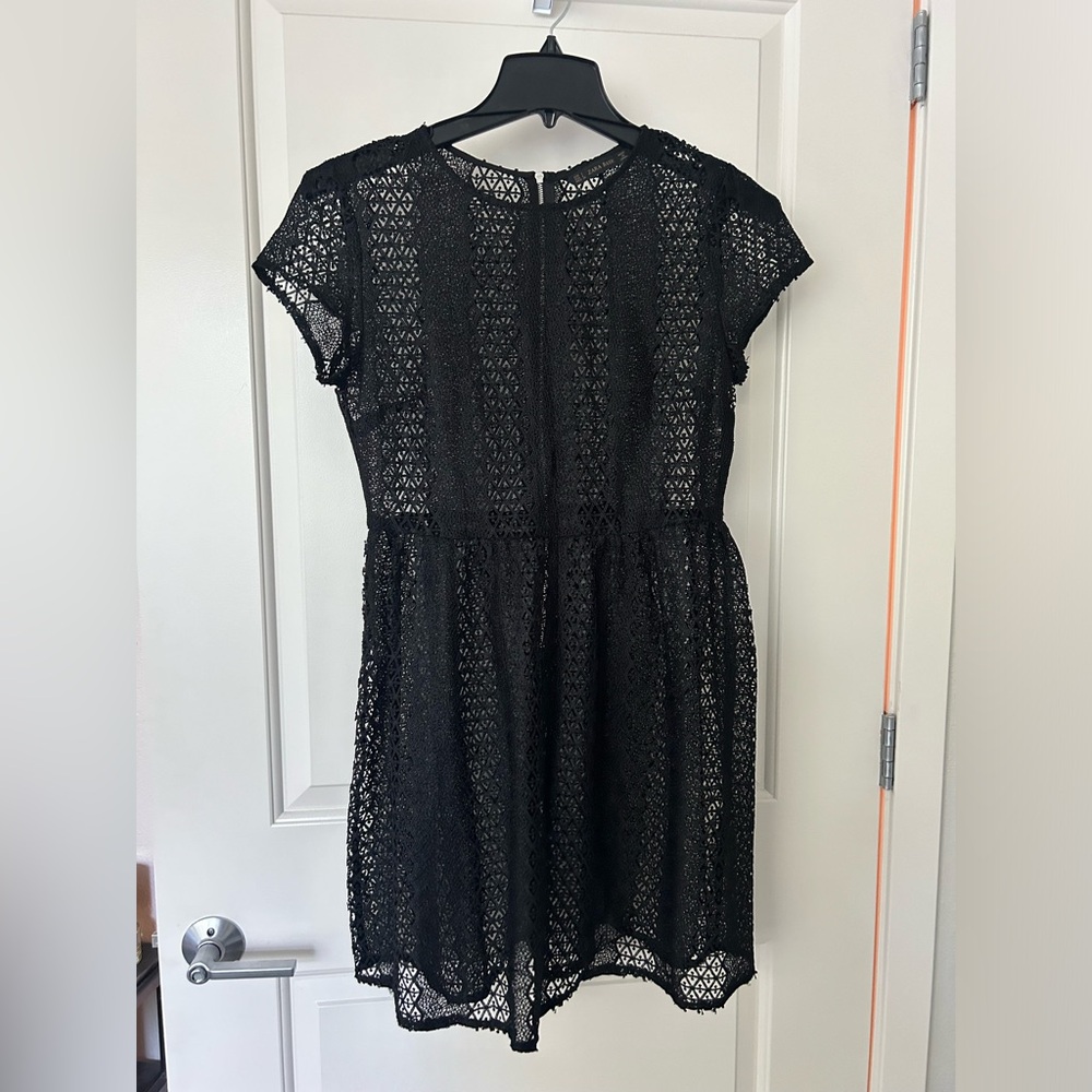 Zara Black Lace Dress